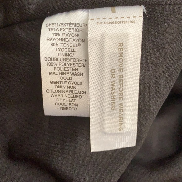 NWT LOFT White and Black Midi Dress Sz M $69.50! - Picture 7 of 7